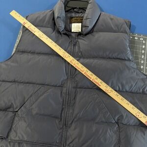 VTG Eddie Bauer Down Puffer Vest Mens XXL Slate Gray Hike Walk Outdoors
